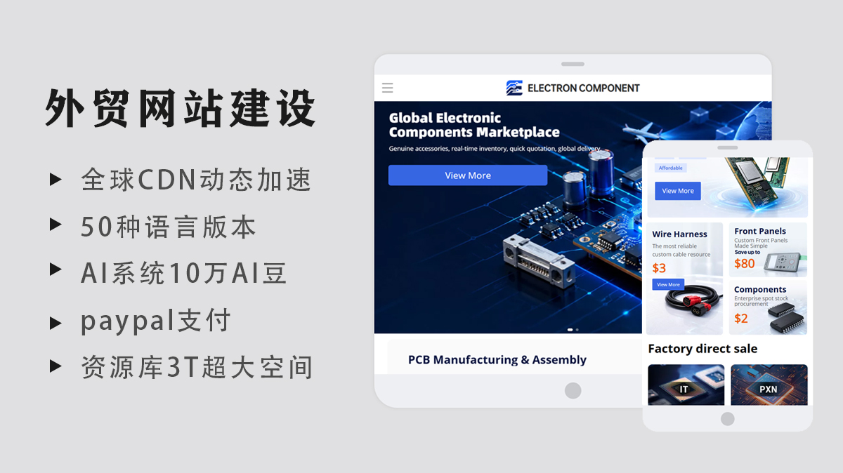 我的产品——外贸网站一键搭建