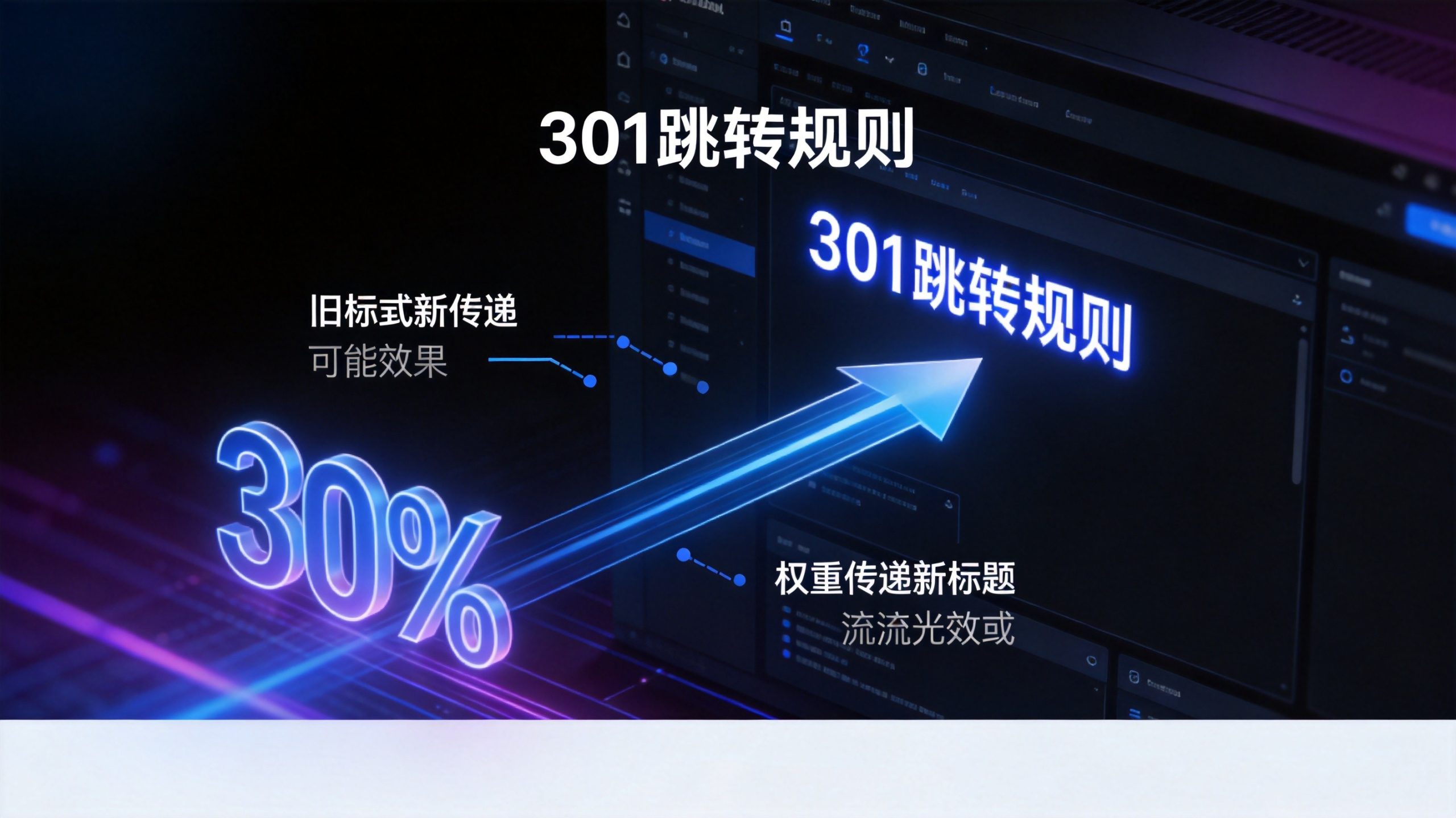 网站301跳转怎么做?旧域名权重传递到新域名的正确方法