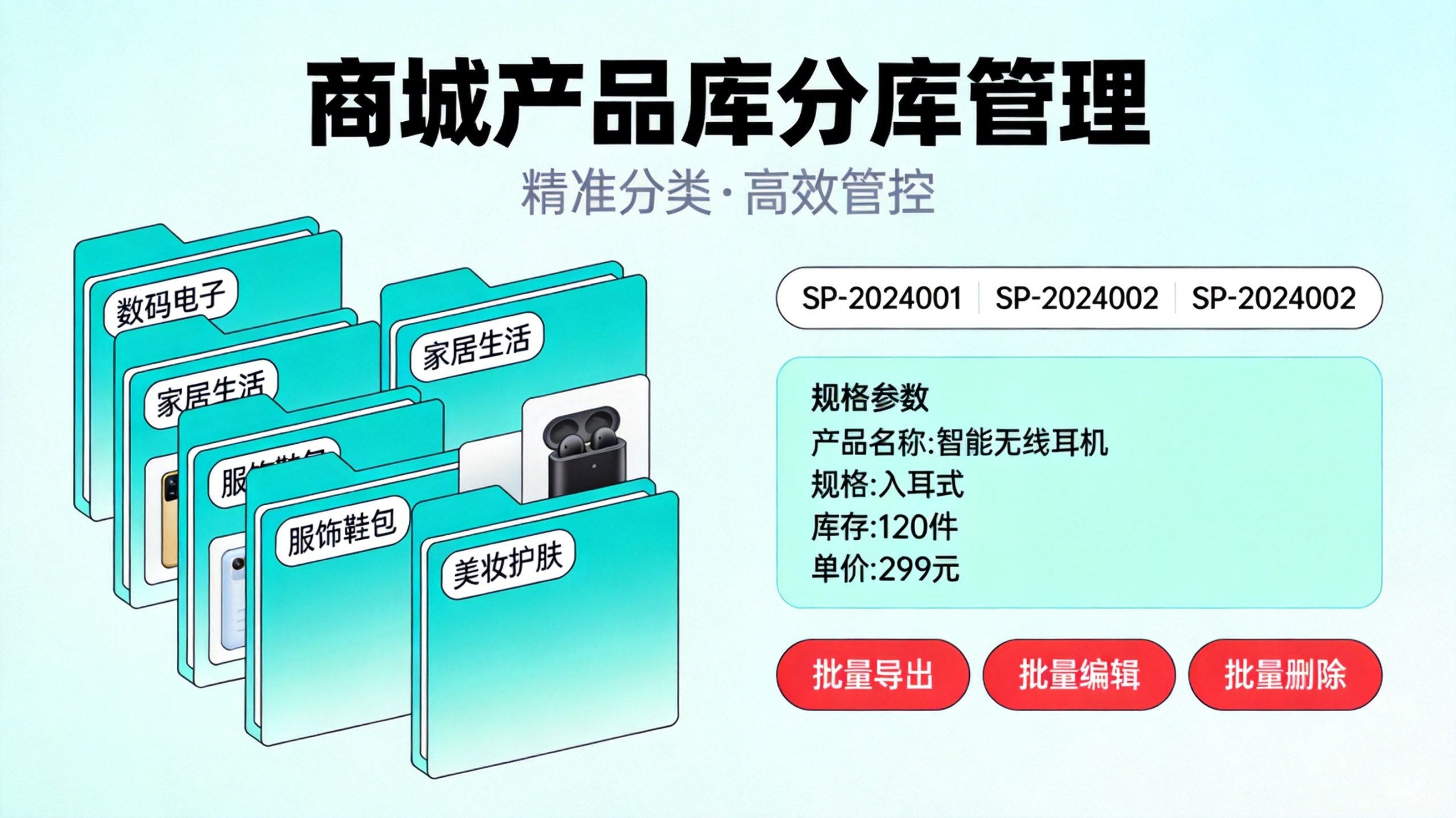 商城产品库管理太乱?这套分库+编码+多规格方案帮你理得清清楚楚