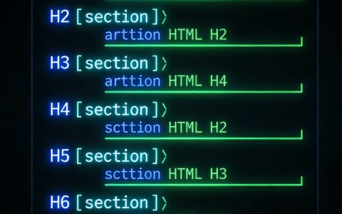 SEO中的语义化HTML标签怎么用？H1-H6、Article、Section对排名的影响