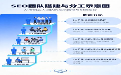 中小企业SEO团队怎么搭建？从1人到5人团队的分工与发展路径