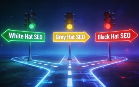 SEO白帽黑帽灰帽是什么意思？三种优化手法的区别与风险对比